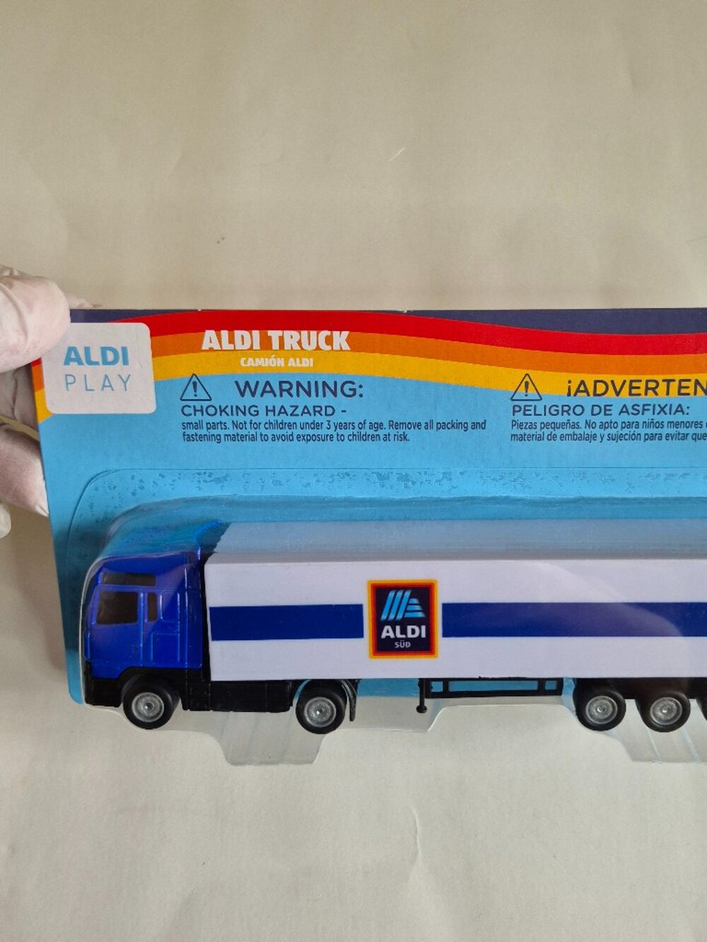Aldi Play ALDI TRUCK Diecast Semi Truck & Trailer Toy US Design, NEW